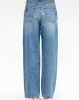 Embroidered Jeans, Azure