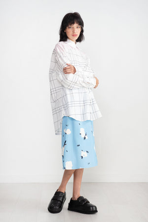 MARNI - Contrast Collar Long Sleeve, Stone White