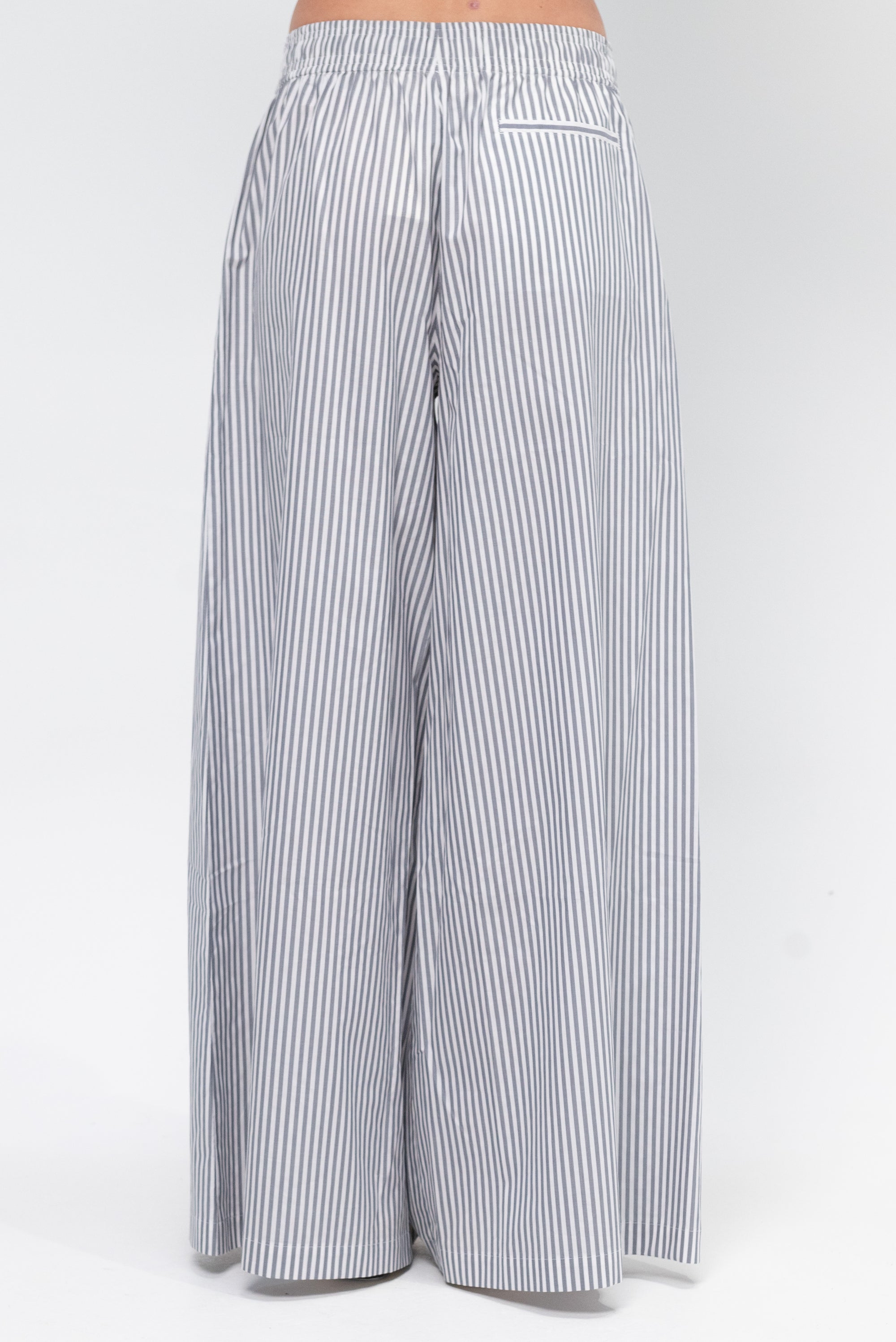 Elastic Waistband Trousers, Dark Ash