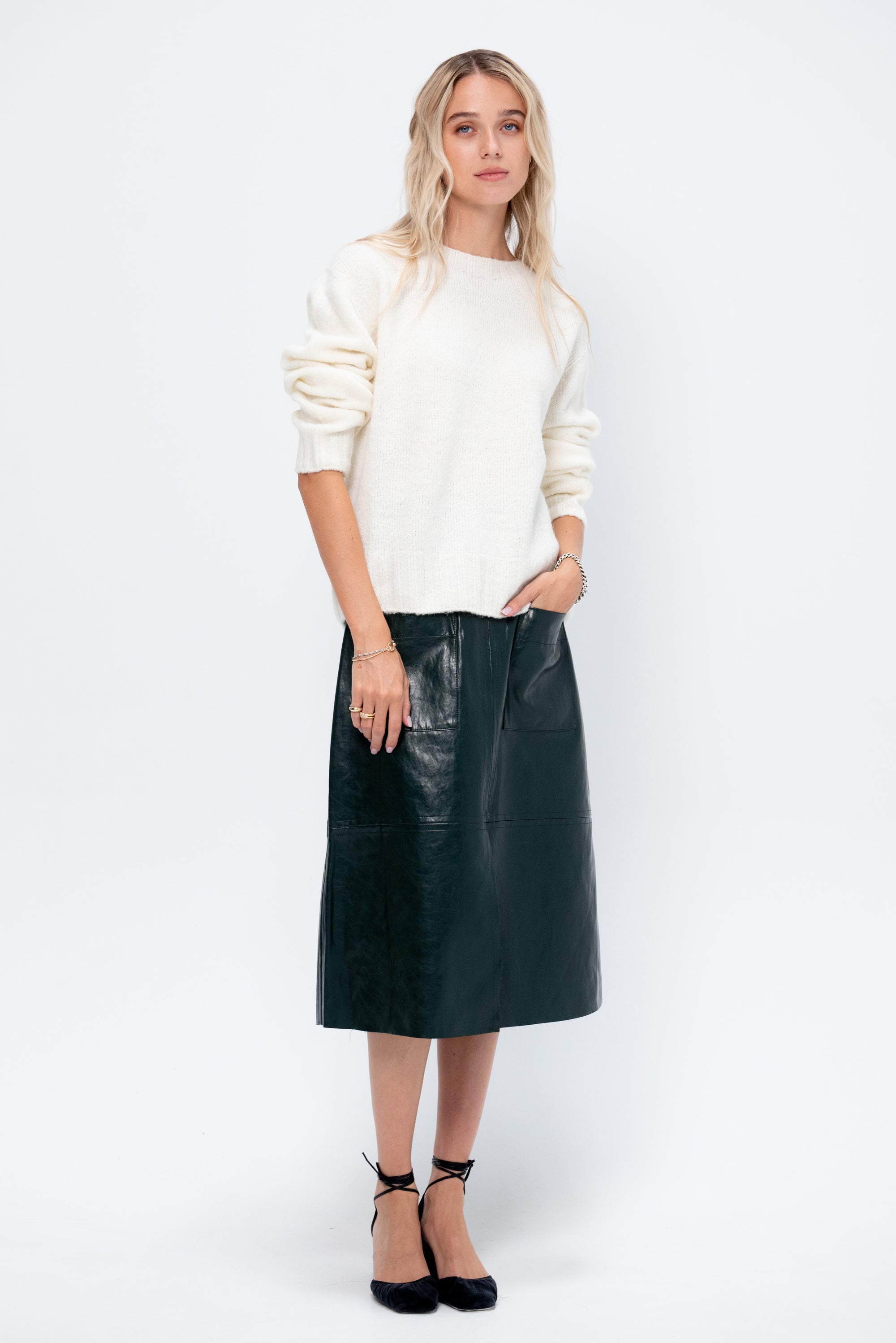Alpaca Blend Wholegarment Knit
