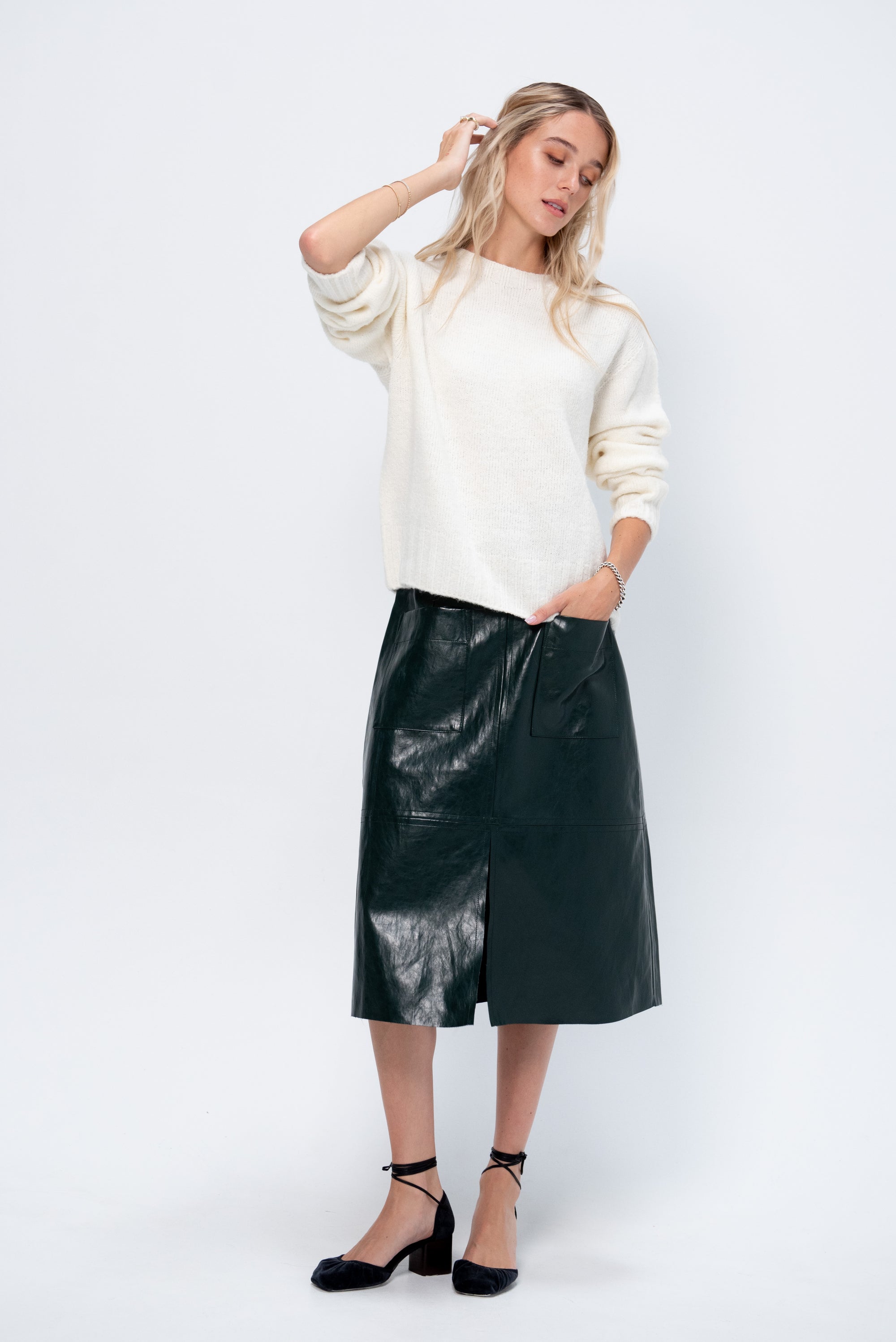 Alpaca Blend Wholegarment Knit