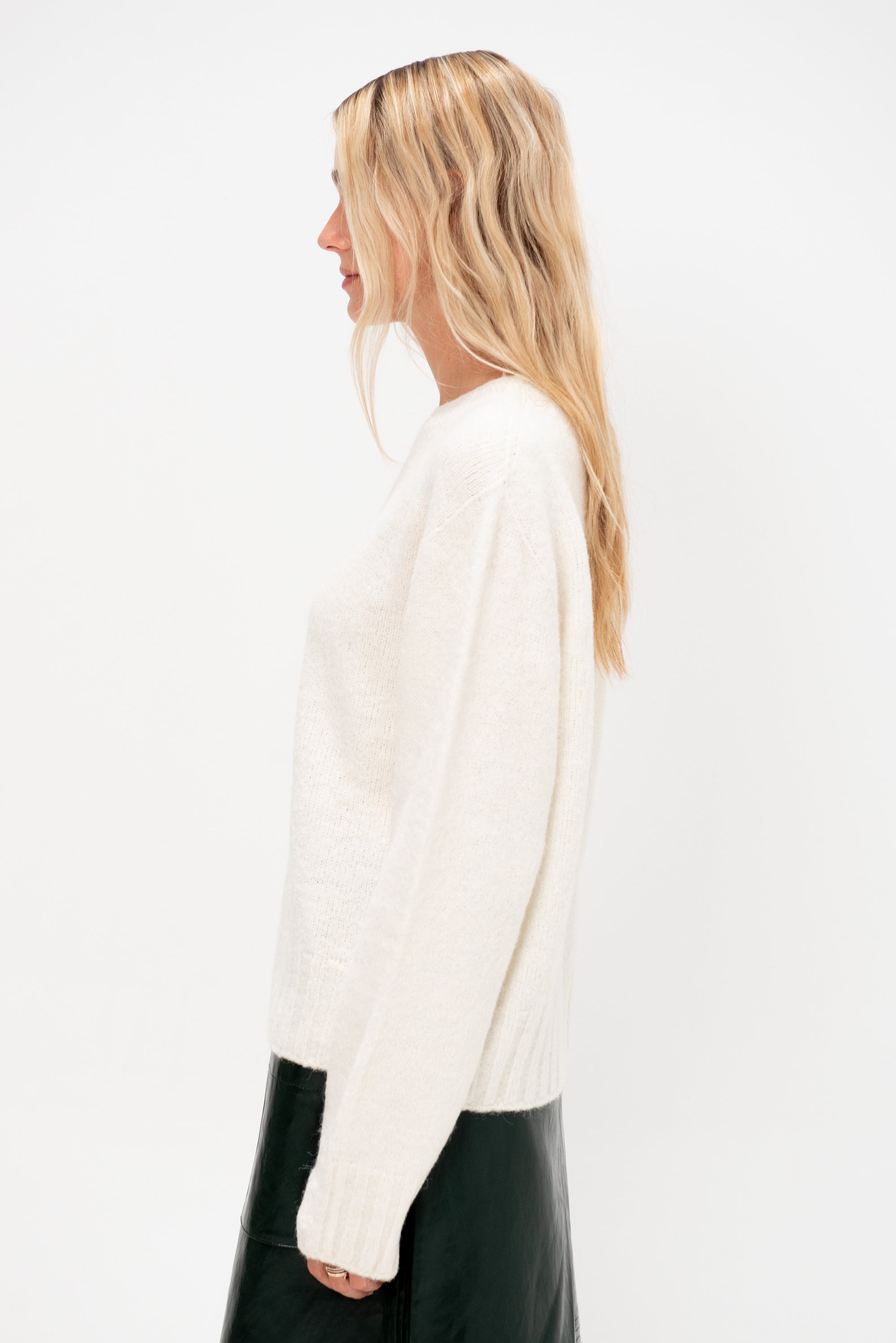 Alpaca Blend Wholegarment Knit