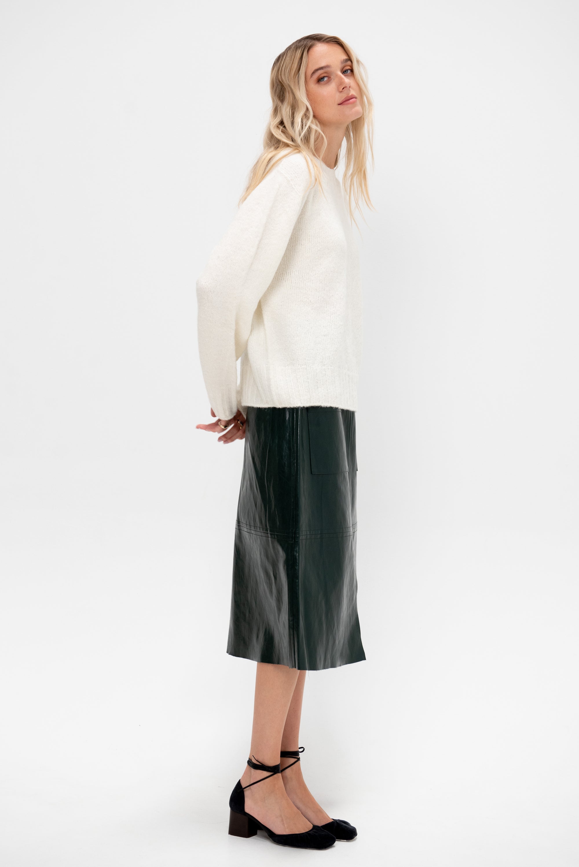 Alpaca Blend Wholegarment Knit