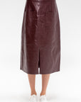 Faux Leather Skirt