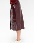 Faux Leather Skirt