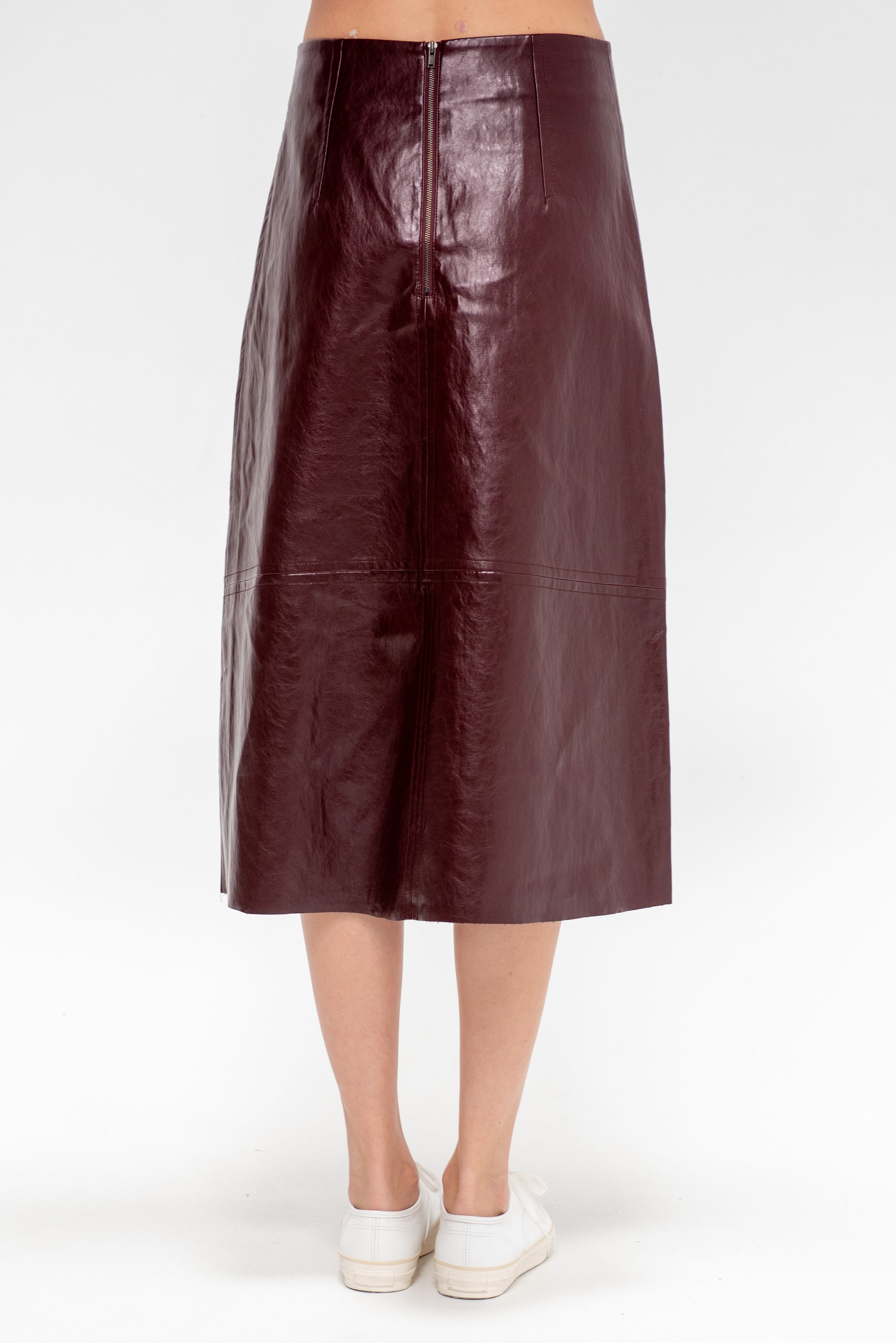 Faux Leather Skirt