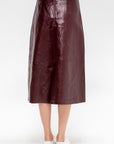 Faux Leather Skirt