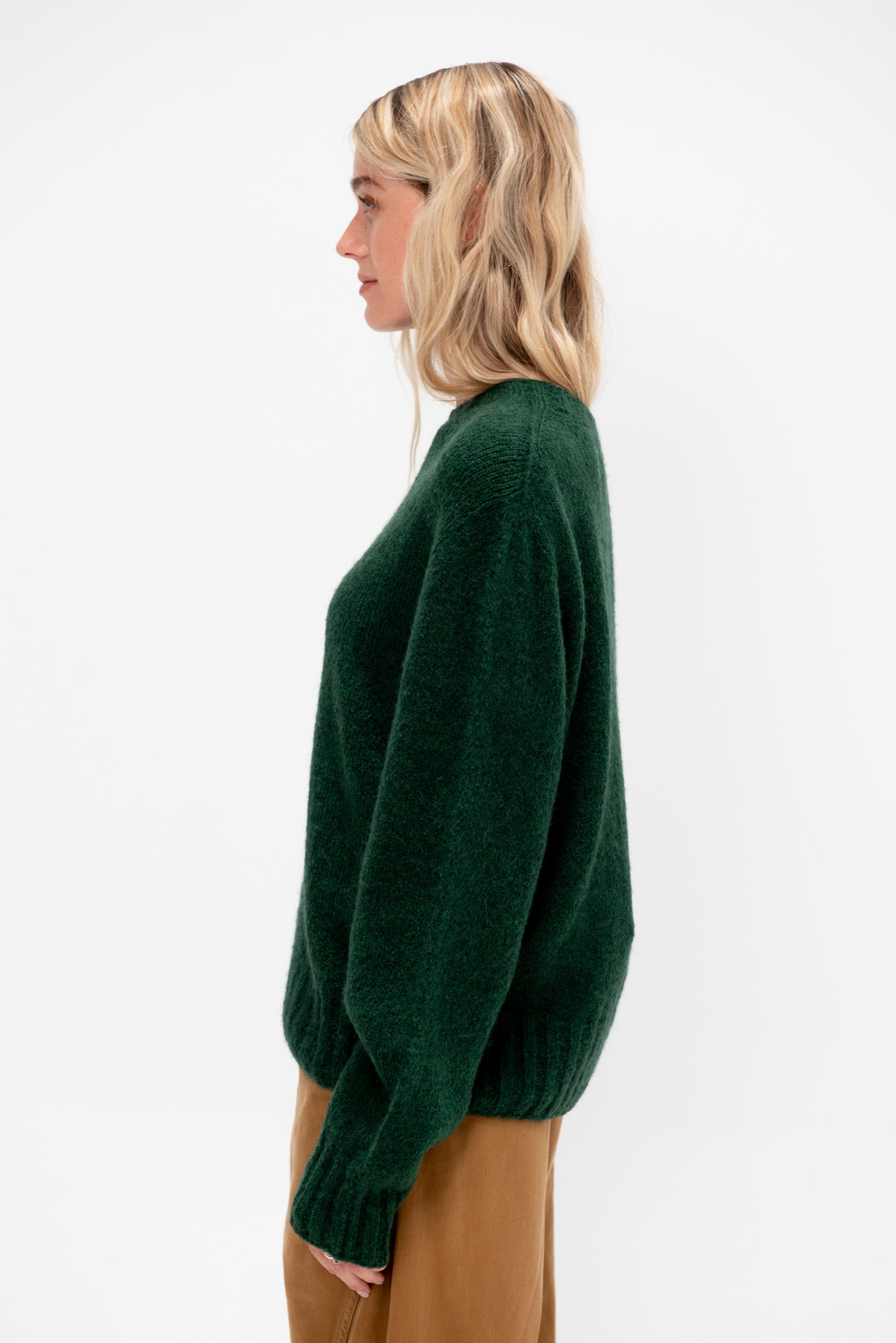 Alpaca Blend Wholegarment Knit