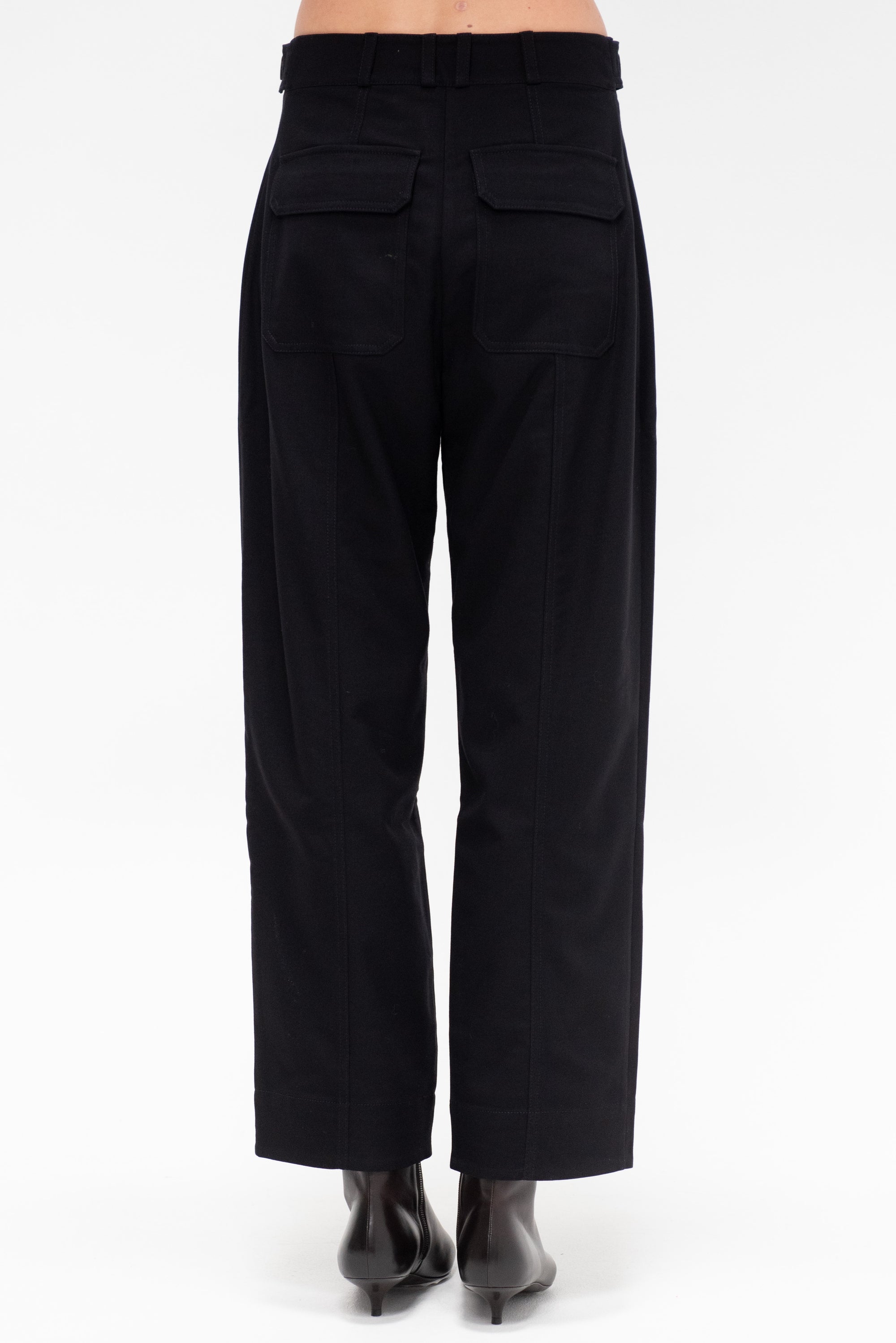 Wool Blend Workwear Pants