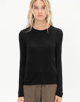 Crewneck Top, Black