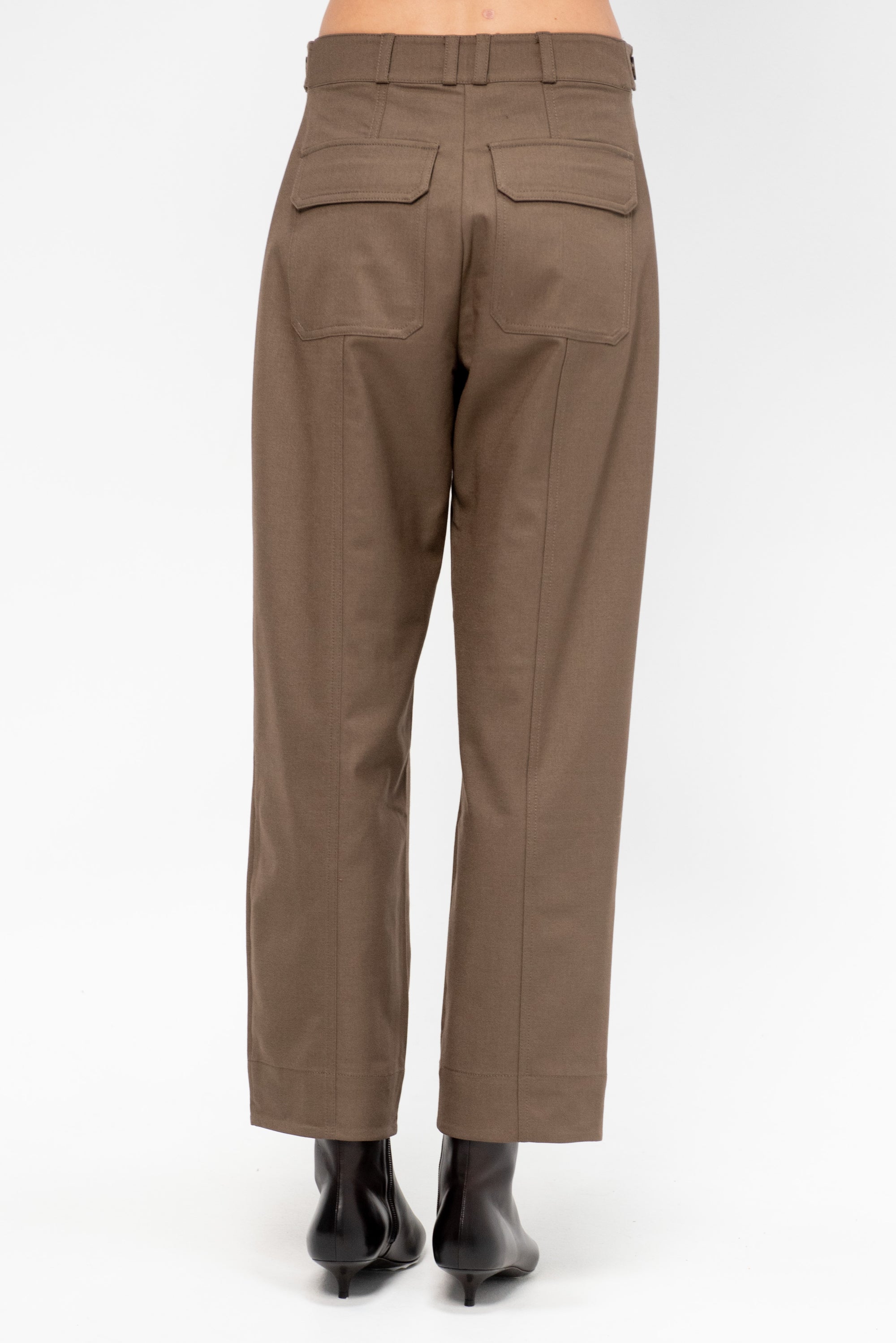 Wool Blend Workwear Pants