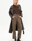 Wool Blend Workwear Pants