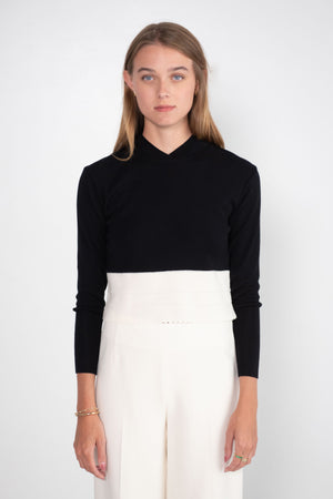 MOLLI - Valentin Belted Waist, Noir Profond & Naturel