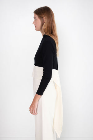 MOLLI - Valentin Belted Waist, Noir Profond & Naturel