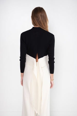 MOLLI - Valentin Belted Waist, Noir Profond & Naturel