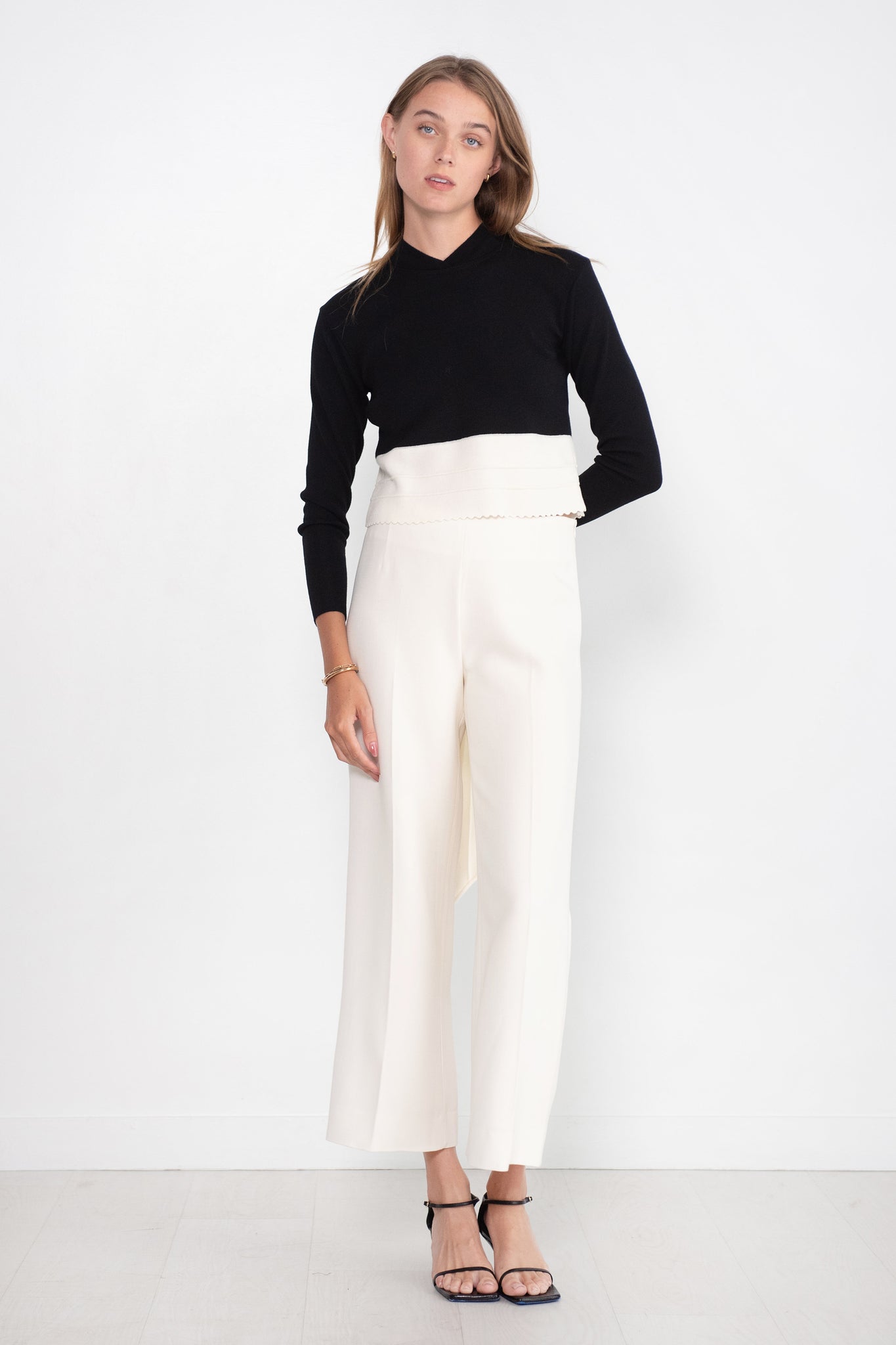 MOLLI - Valentin Belted Waist, Noir Profond & Naturel