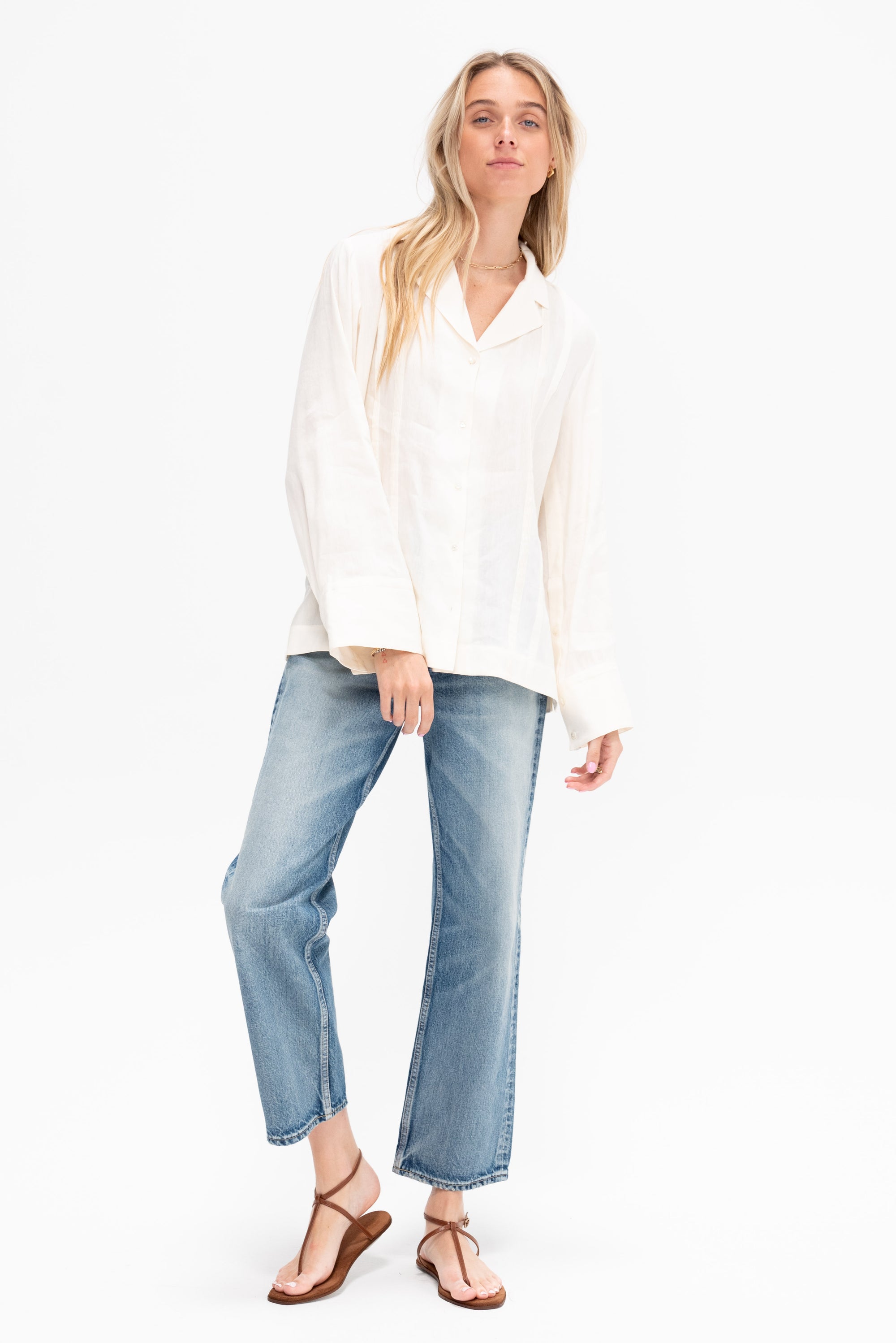 Maspeth Wide Straight, Light Blue