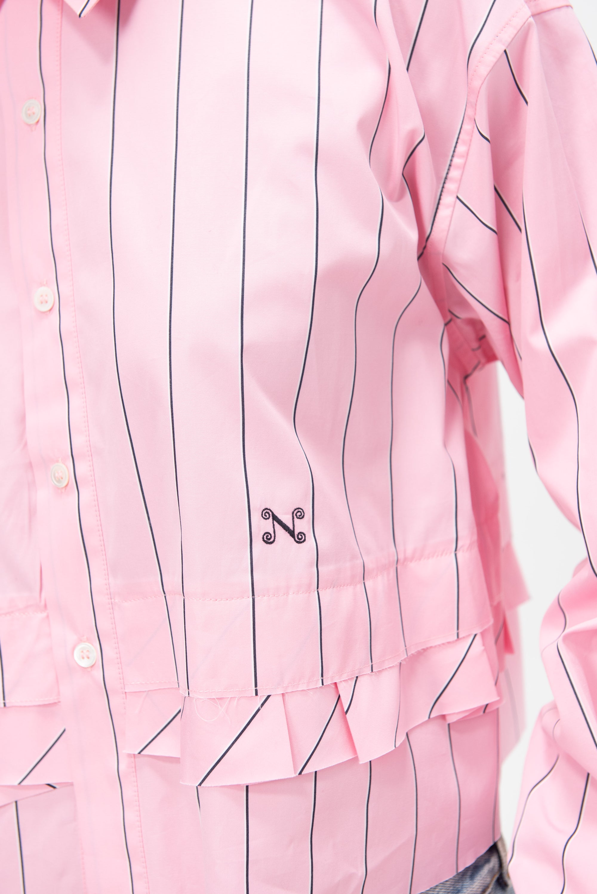 Kawai Shirt, Rose Stripe