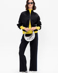 Double Zip Top, Black