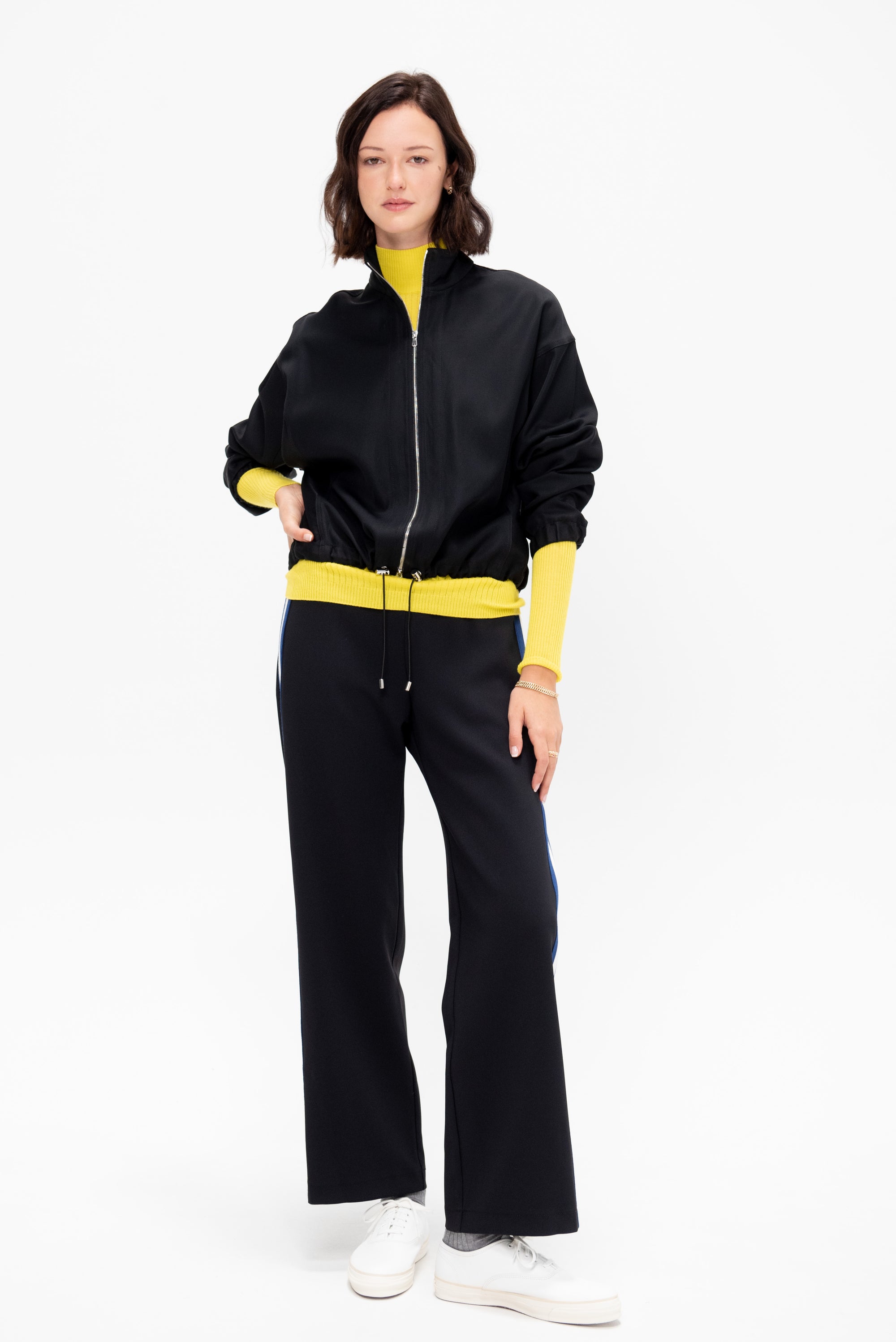 Double Zip Top, Black