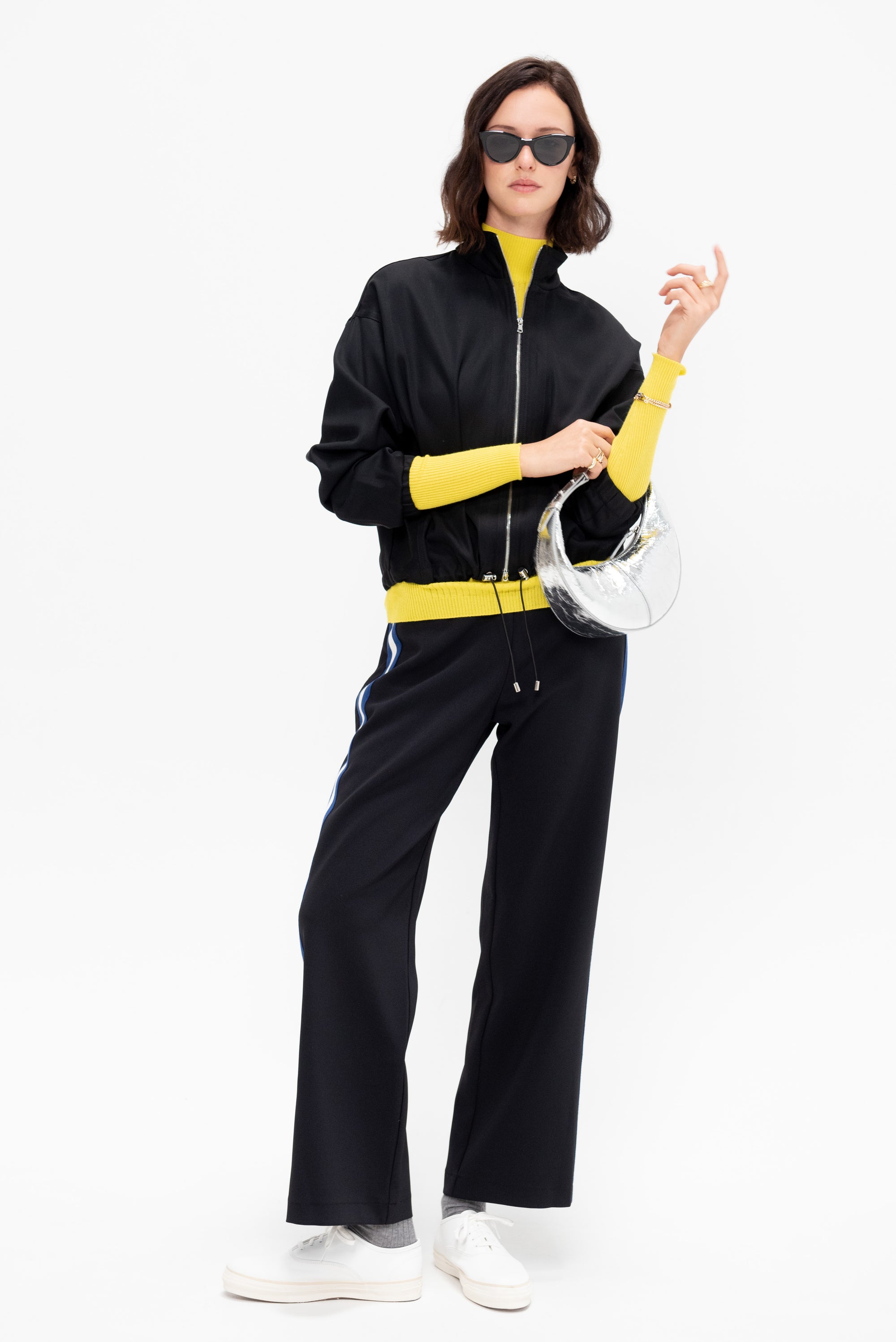 Double Zip Top, Black