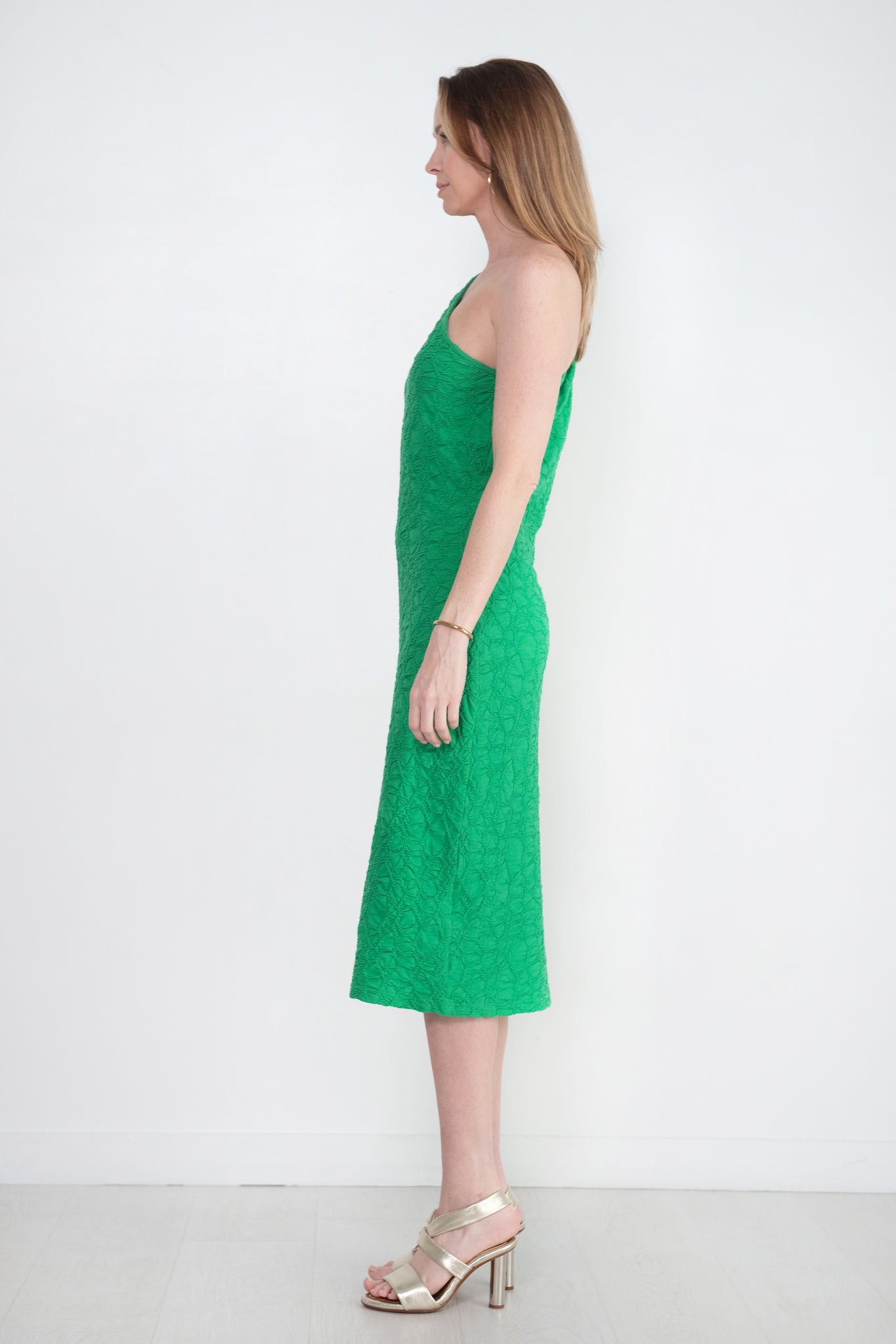 Nomia - One Shoulder Dress, Jade