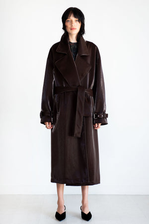 Nomia - Oversize Trench, Ebony
