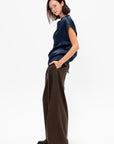 Twist Shoulder Top, Midnight