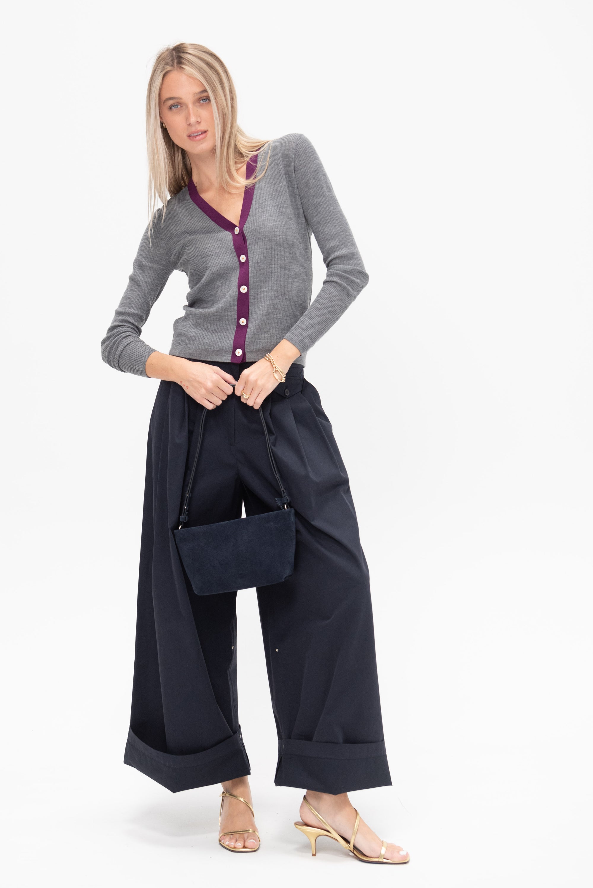 Cardigan, Dark Silver