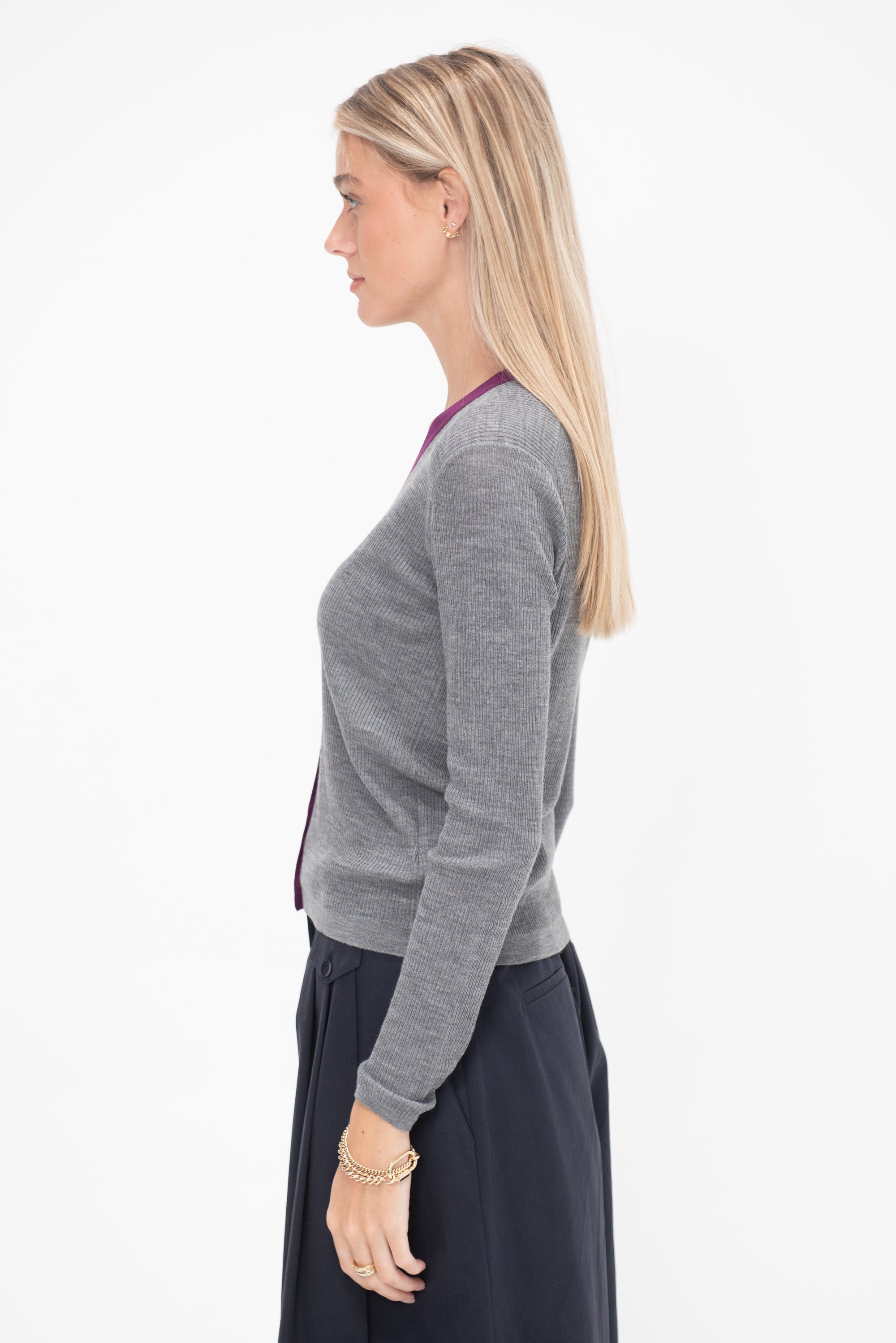 Cardigan, Dark Silver