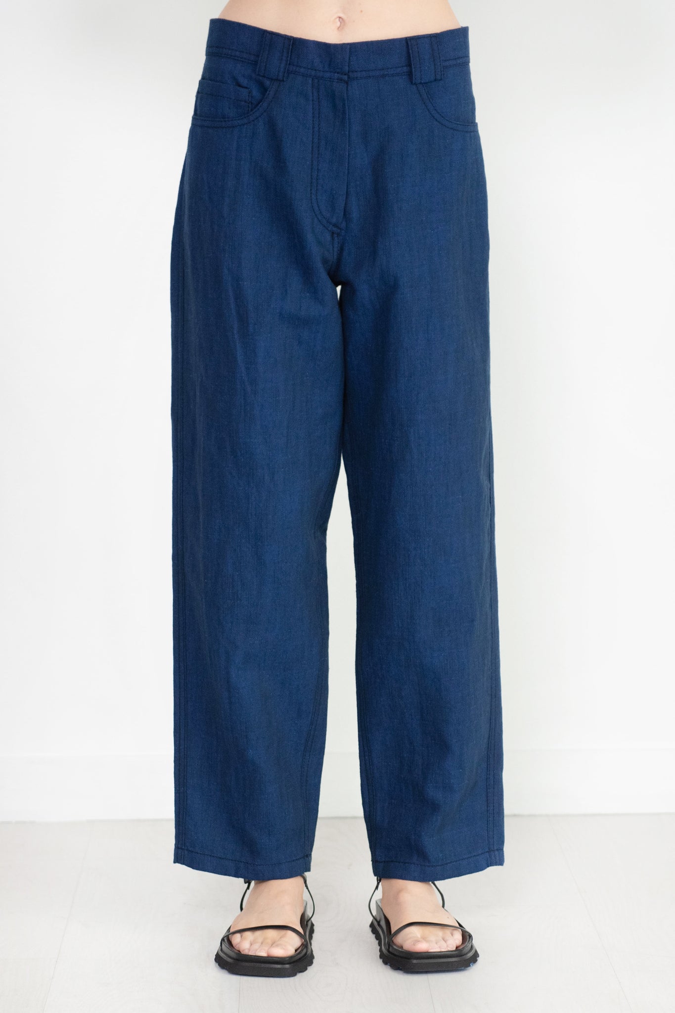 ODEEH - Italian Light Denim Pants, Indigo