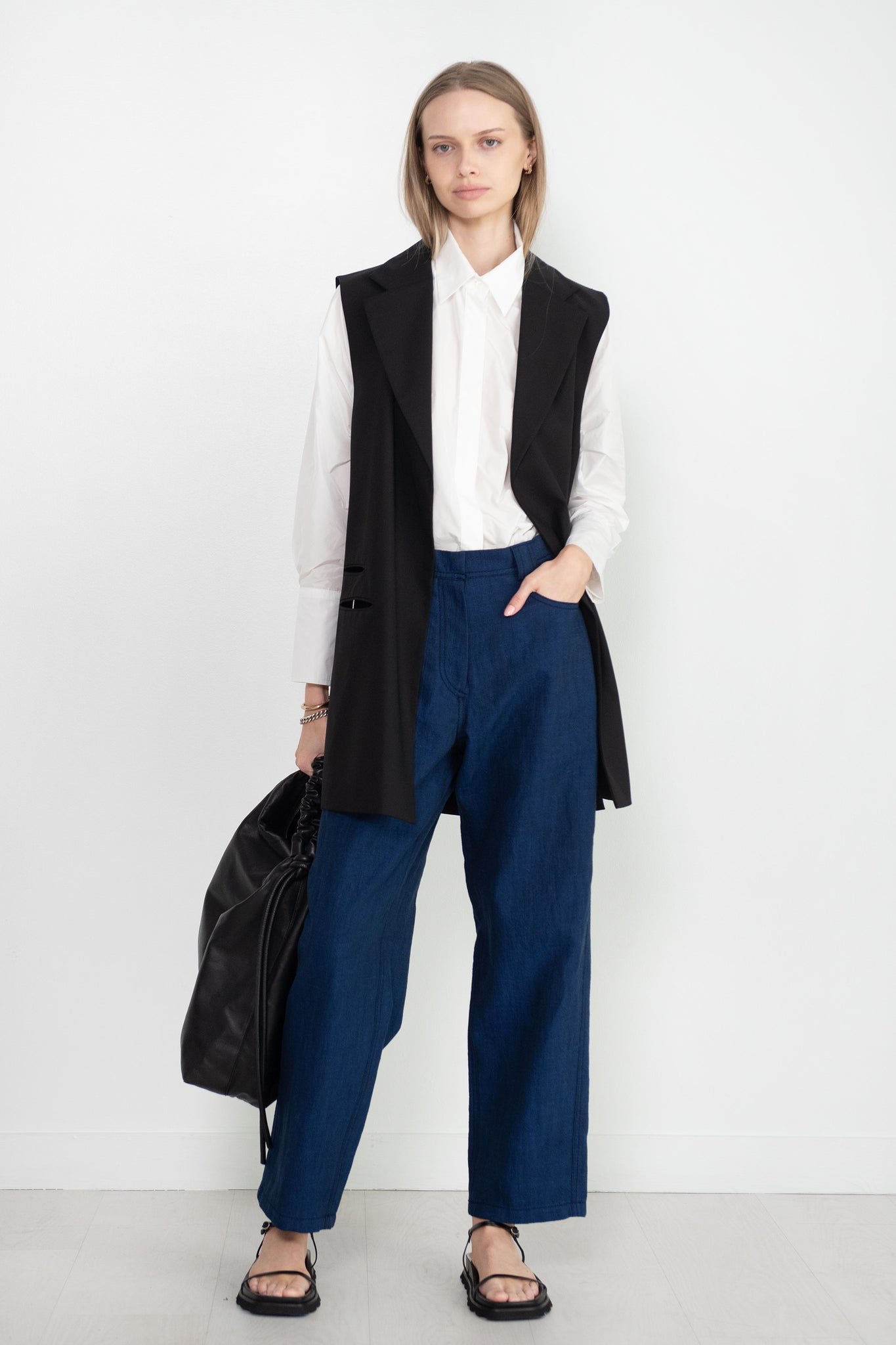 ODEEH - Italian Light Denim Pants, Indigo