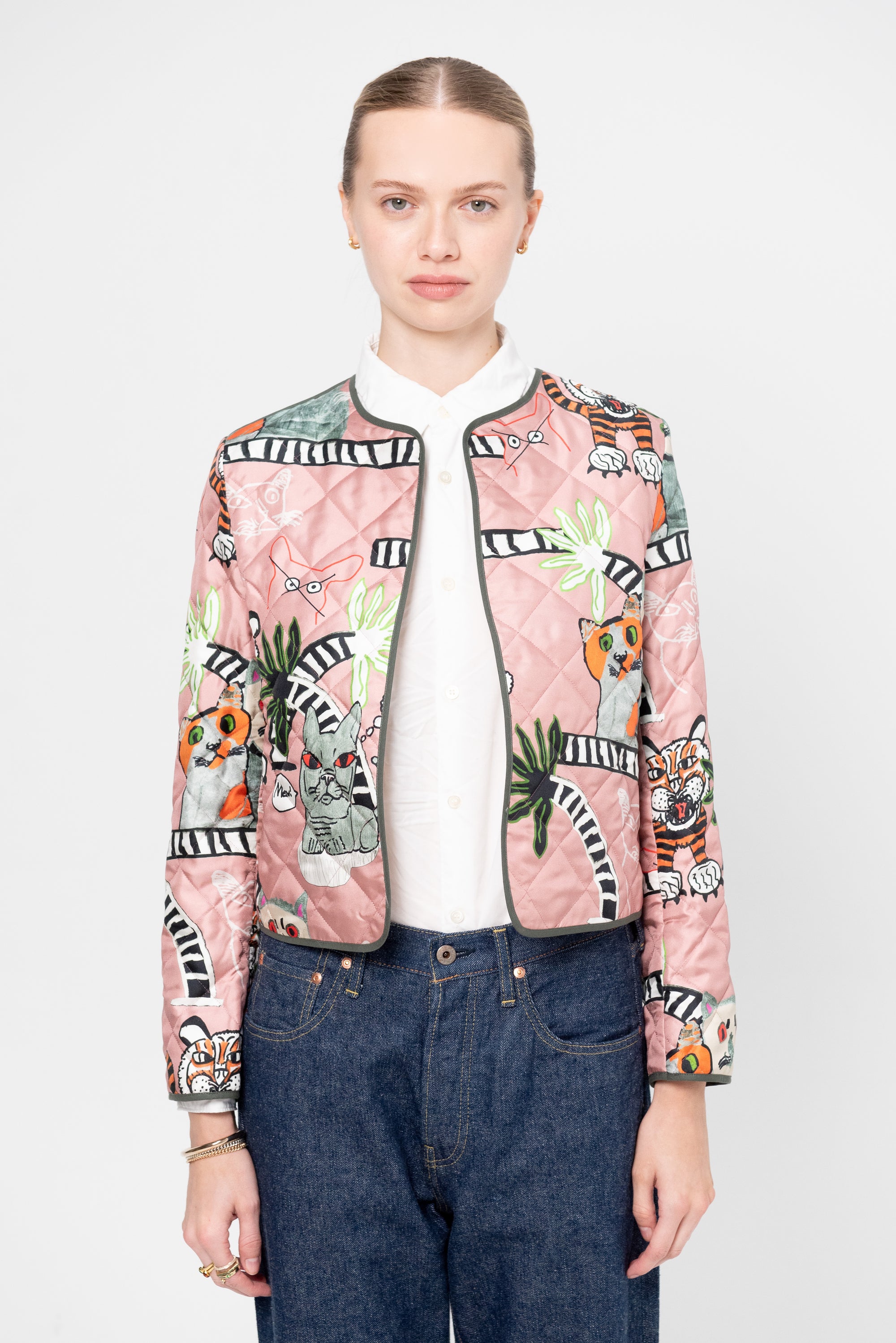 Cats &amp; Tigers Jacket, Blush &amp; Cheetah