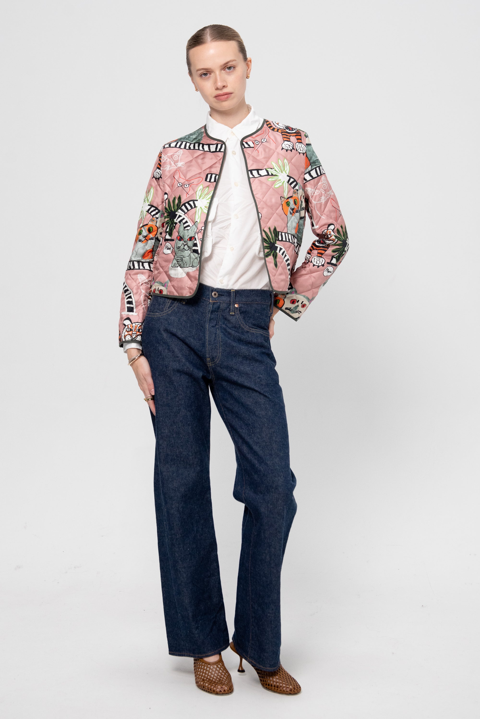 Cats &amp; Tigers Jacket, Blush &amp; Cheetah