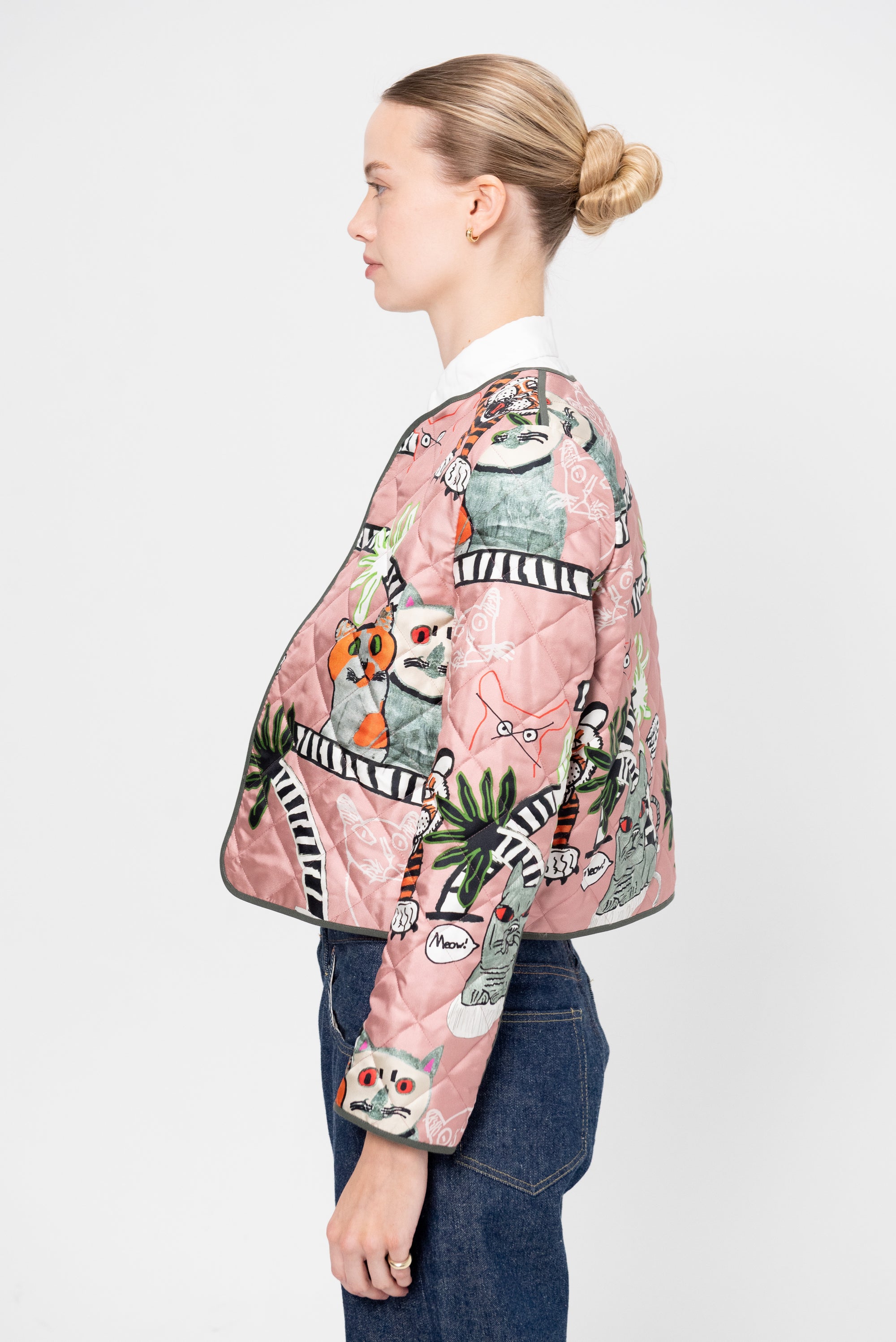 Cats &amp; Tigers Jacket, Blush &amp; Cheetah