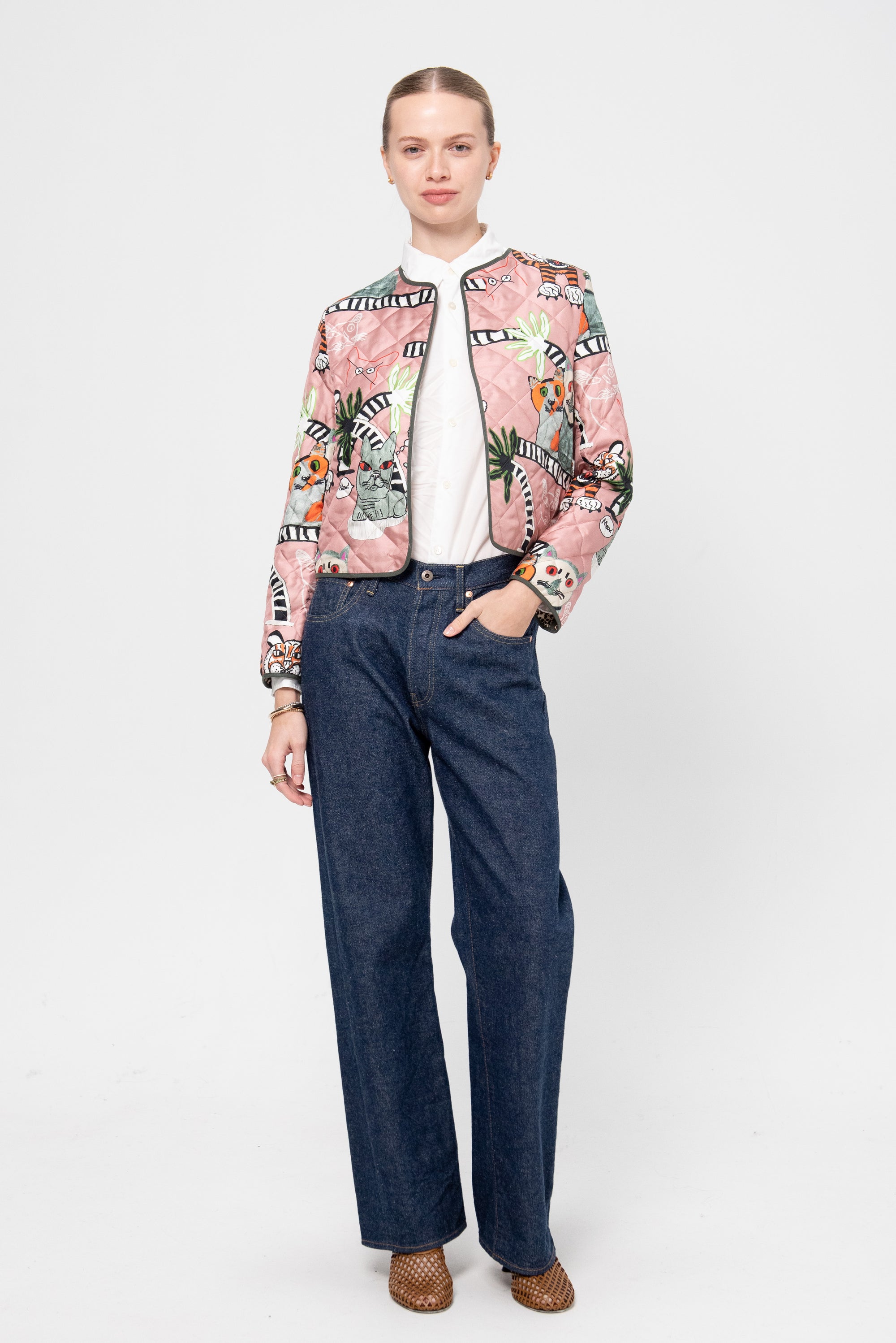 Cats &amp; Tigers Jacket, Blush &amp; Cheetah