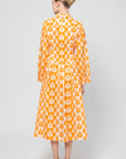 Printed Dress, Sunny Orange