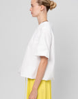 Round-Neck Shirt, White
