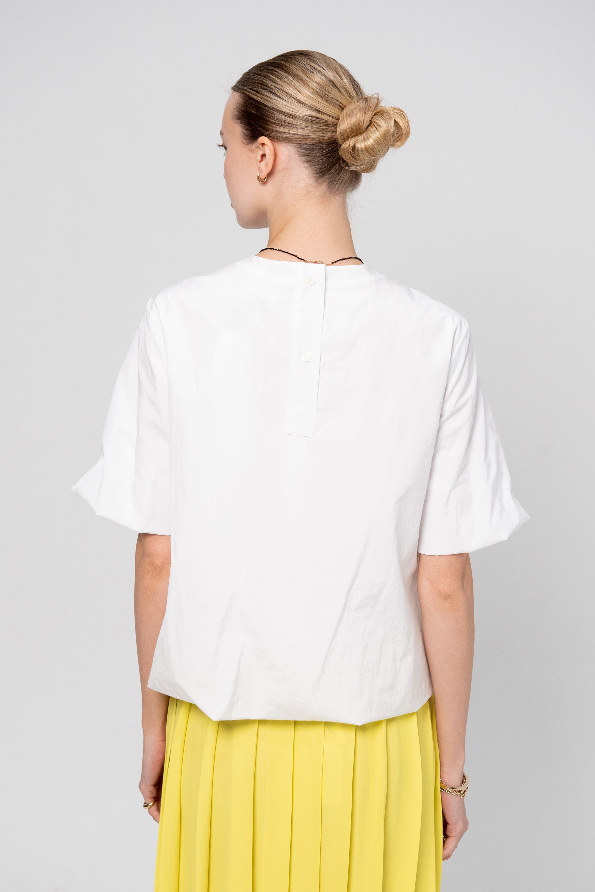 Round-Neck Shirt, White