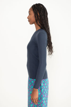 ODEEH - Merino Extrafine Pullover, Steel