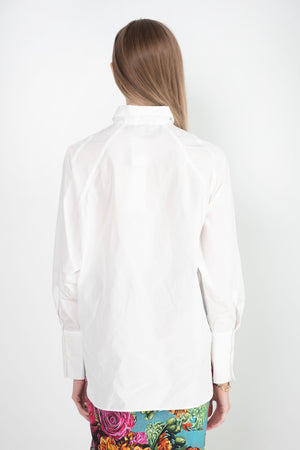 ODEEH - Button Up Shirt, White