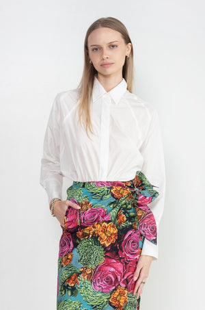 ODEEH - Button Up Shirt, White