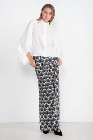 ODEEH - Balloon Sleeve Blouse, White