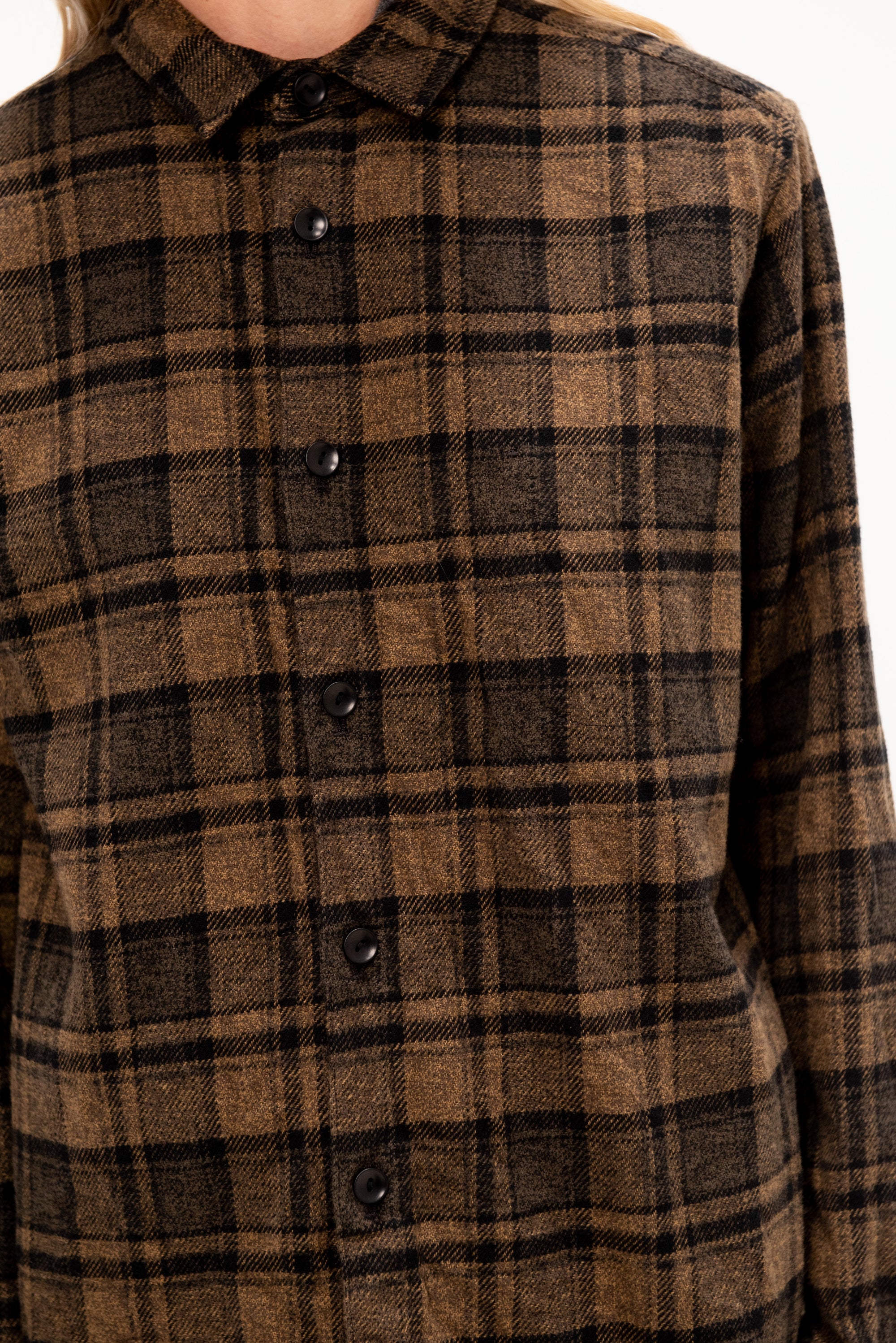 Triple Low Twist Shirt Jacket, Brown
