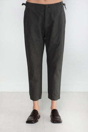 pas de calais - Classic Pants Cotton Ramy, Khaki