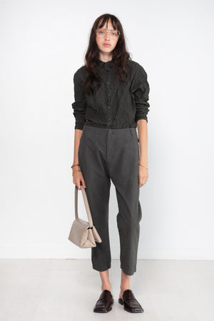 pas de calais - Classic Pants Cotton Ramy, Khaki