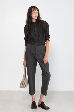 pas de calais - Classic Pants Cotton Ramy, Khaki