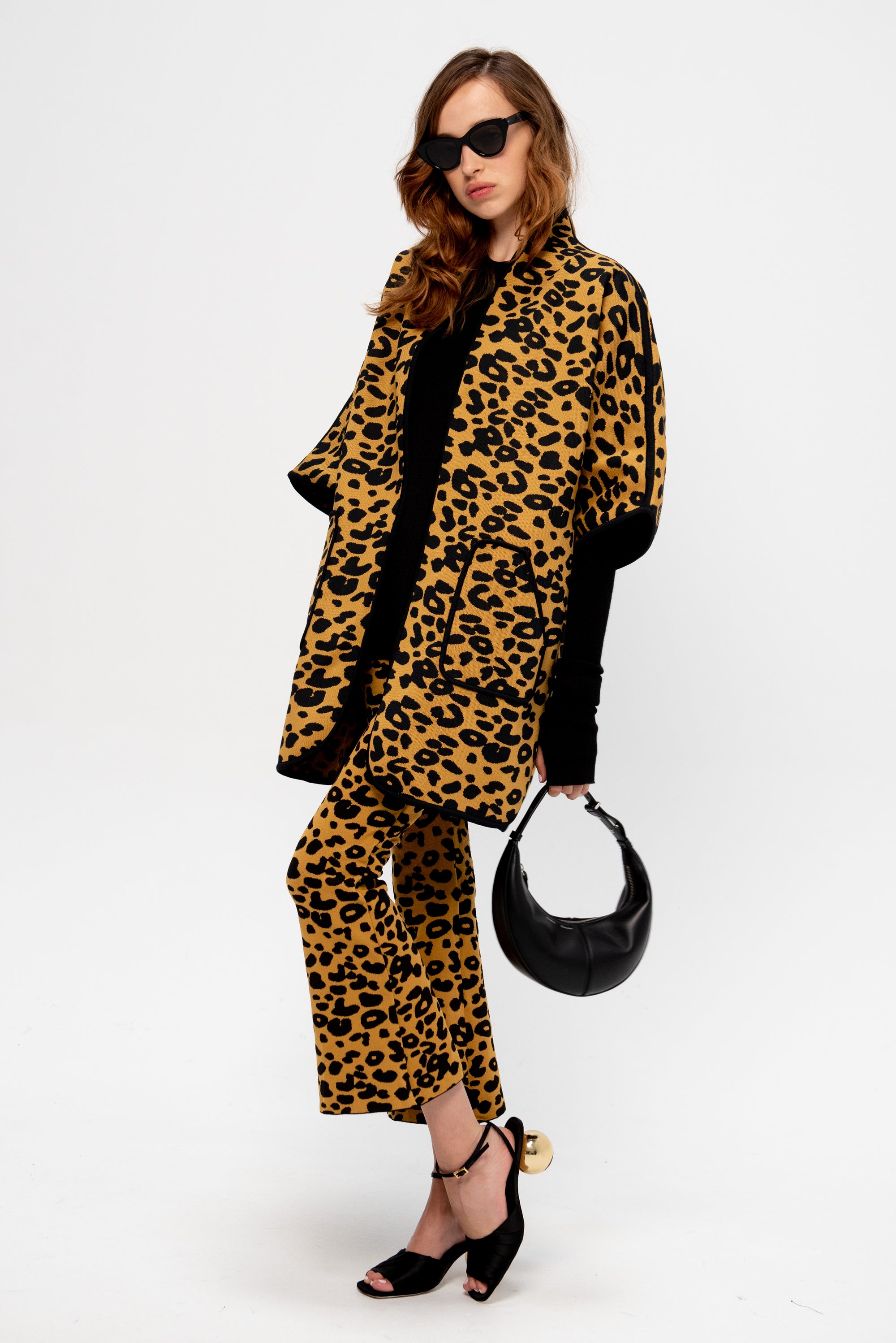 Bahati Coat, Ocher &amp; Black