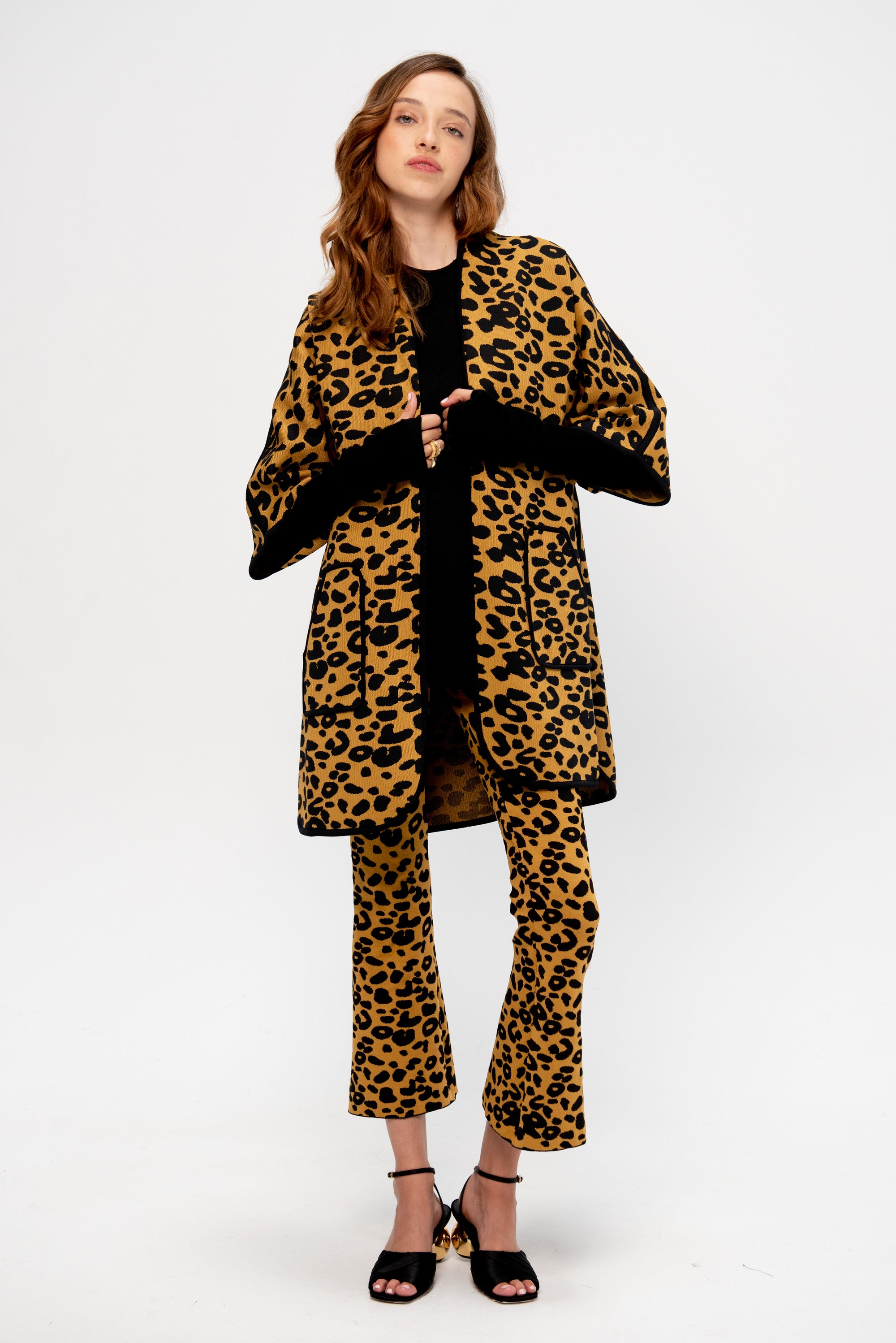 Bahati Coat, Ocher &amp; Black
