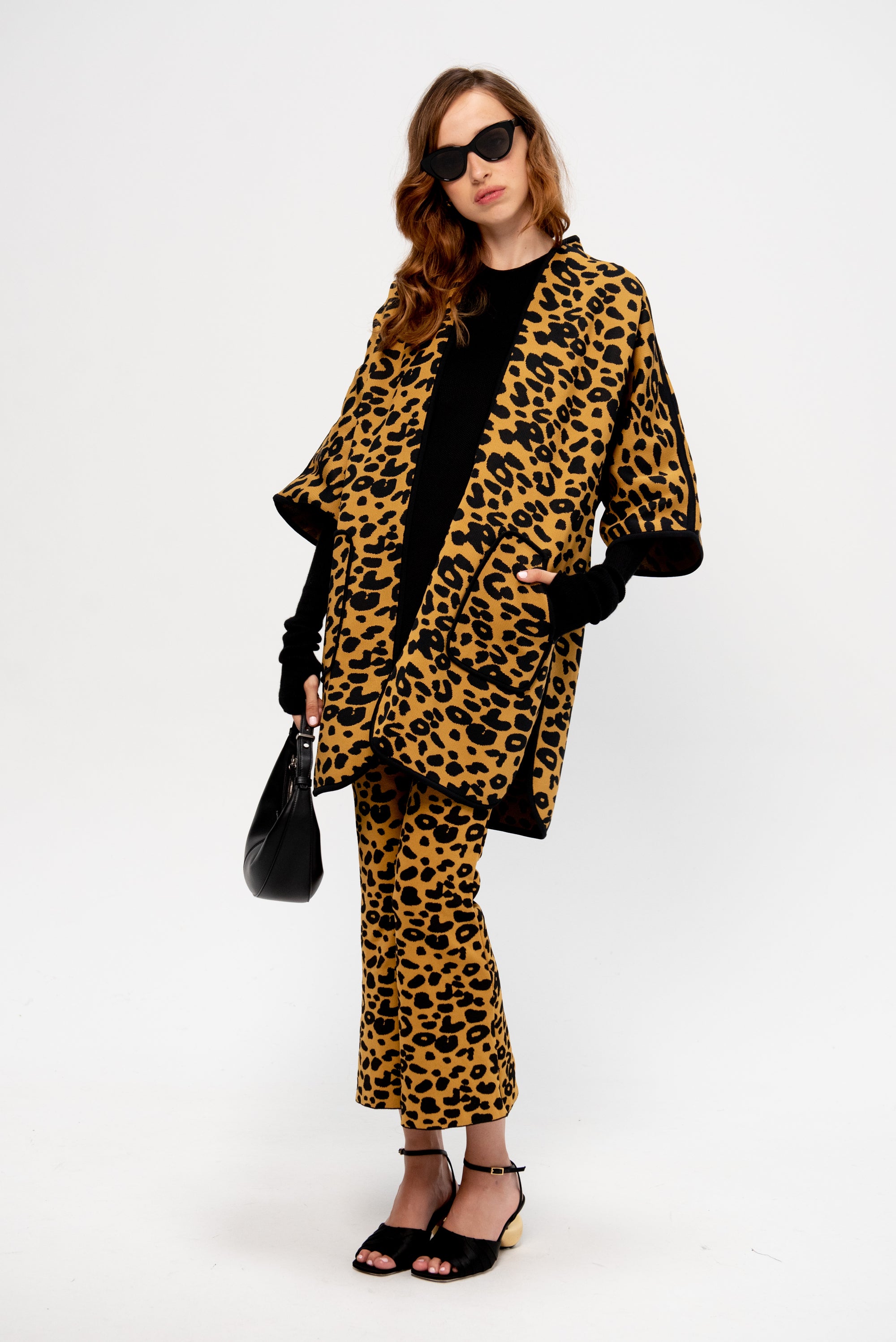 Bahati Coat, Ocher &amp; Black